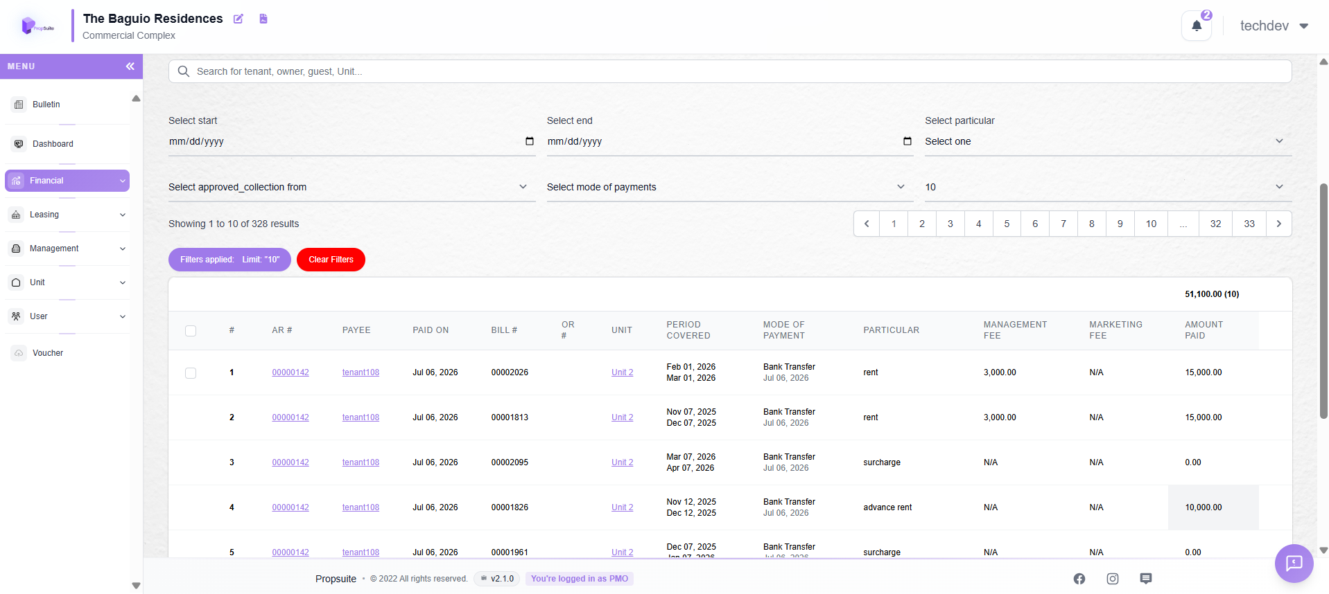 Collections Management Screenshot