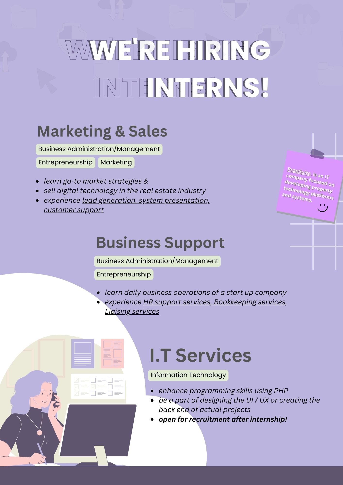 intern flyer